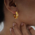  F782-Gold Earrings