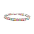  White Gold Color Colorful Crystals