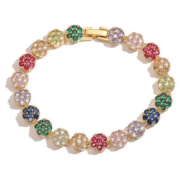 Gold Color Diamond Bracelet