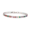  White Gold Color Colorful Crystals