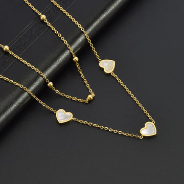 Summer Capsule Pink Heart Necklace