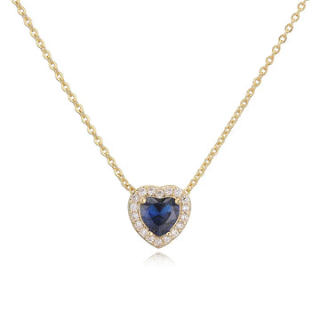 Golden Dark Blue Diamond