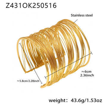 Z431-Gold Bracelet-Large