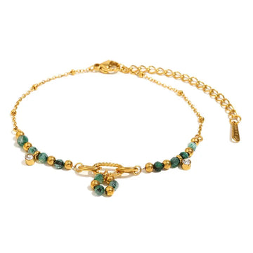 Three Rings Personalized Bracelet-Gold