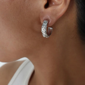 F782-Steel Earrings