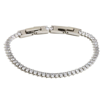 Horse Eye Zircon Bracelet-Steel Color