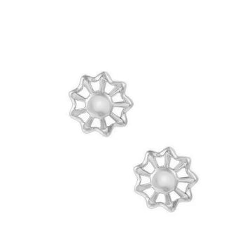 A Pair of Silver Earrings