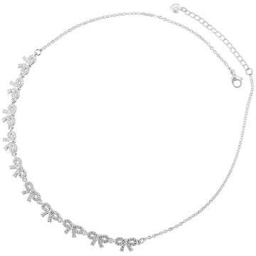 White Gold Color Necklace